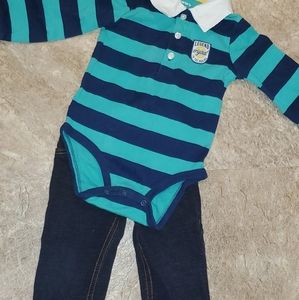 Carter outfit real and dark blue size 18m